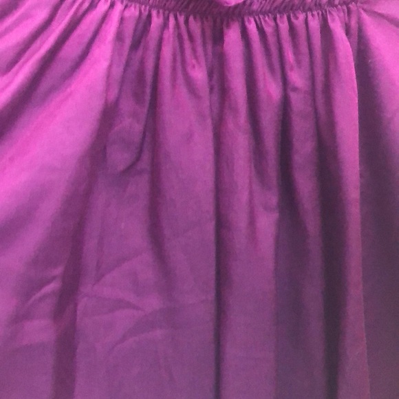 BOSS HUGO BOSS PURPLE SILK BLEND FULL SKIRT • Sz 4 - Picture 6 of 13